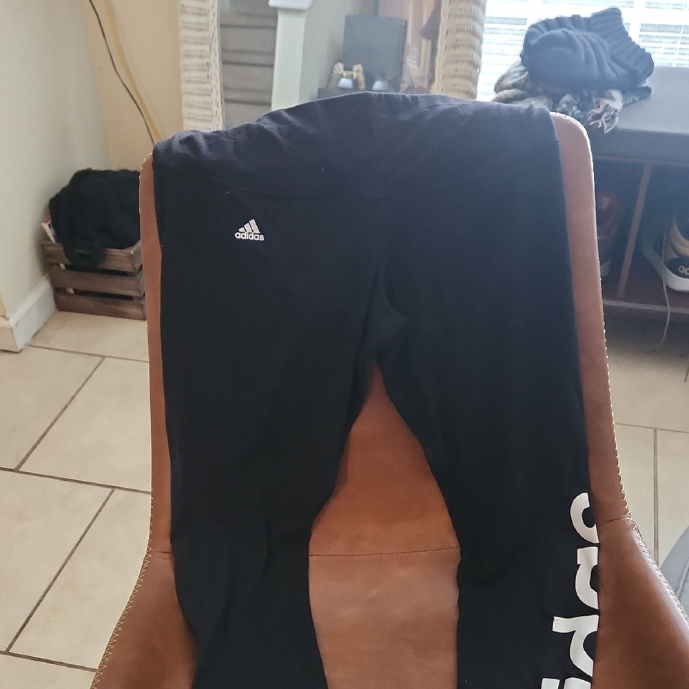 Adidas Kids Black Leggings